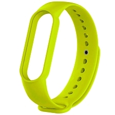 Ремешок на запястье, браслет для XIAOMI Mi Band 7, силикон, цвет салатовый Ремешок на запястье, браслет для XIAOMI Mi Band 7, силикон, цвет салатовый