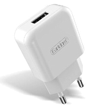 СЗУ (Сетевое зарядное устройство) EARLDOM ES-888, 1 USB, 1A, цвет белый СЗУ (Сетевое зарядное устройство) EARLDOM ES-888, 1 USB, 1A, цвет белый
