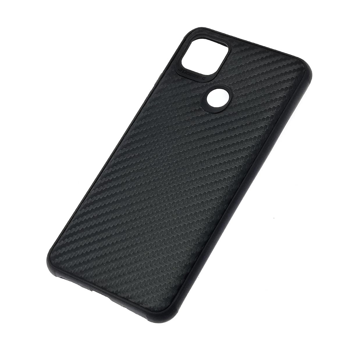 Чехол накладка для XIAOMI Redmi 9C, Redmi 10A, силикон, карбон, цвет черный