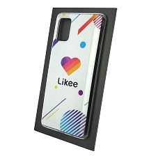 Чехол накладка Vinil для SAMSUNG Galaxy A51 (SM-A515), A31 (SM-A315), силикон, рисунок Likee.