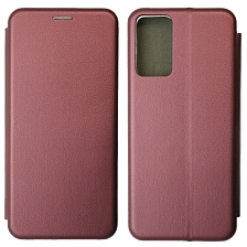 Чехол книжка STYLISH для XIAOMI Redmi Note 12S 4G, экокожа, визитница, цвет бордовый Чехол книжка STYLISH для XIAOMI Redmi Note 12S 4G, экокожа, визитница, цвет бордовый