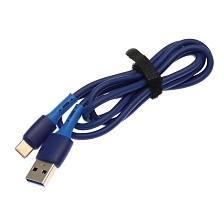 Кабель MRM G6 USB Type C, длина 1 метр, цвет темно синий