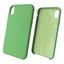 Чехол накладка Silicon Case для APPLE iPhone XR, силикон, бархат, цвет мятный. Чехол накладка Silicon Case для APPLE iPhone XR, силикон, бархат, цвет мятный.