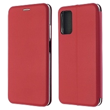 Чехол книжка STYLISH для XIAOMI Redmi 9T, экокожа, визитница, цвет красный Чехол книжка STYLISH для XIAOMI Redmi 9T, экокожа, визитница, цвет красный