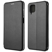 Чехол книжка STYLISH для SAMSUNG Galaxy A12 (SM-A125), M12 (SM-M127F), экокожа, визитница, цвет черный Чехол книжка STYLISH для SAMSUNG Galaxy A12 (SM-A125), M12 (SM-M127F), экокожа, визитница, цвет черный