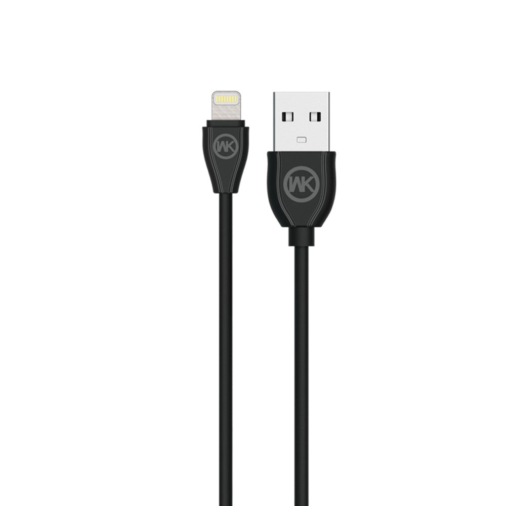 Кабель-USB для iPhone lightning WK WDC-023 Fast Cable (1м), черный.