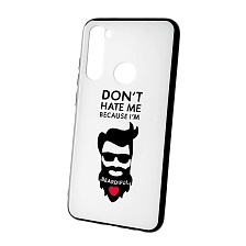 Чехол накладка для XIAOMI Redmi Note 8, силикон, рисунок DON'T HATE MI BECAUSE I'M. Чехол накладка для XIAOMI Redmi Note 8, силикон, рисунок DON'T HATE MI BECAUSE I'M.