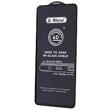 Защитное стекло 6D G-Rhino для Realme 10 Pro, цвет окантовки черный