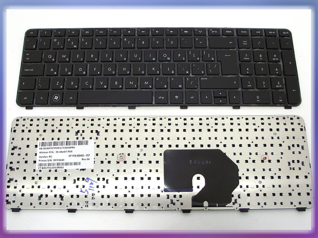 Клавиатура для HP Pavilion DV7-6000 DV7-6100 DV7-6200 (с рамкой, чёрная). Клавиатура для HP Pavilion DV7-6000 DV7-6100 DV7-6200 (с рамкой, чёрная).