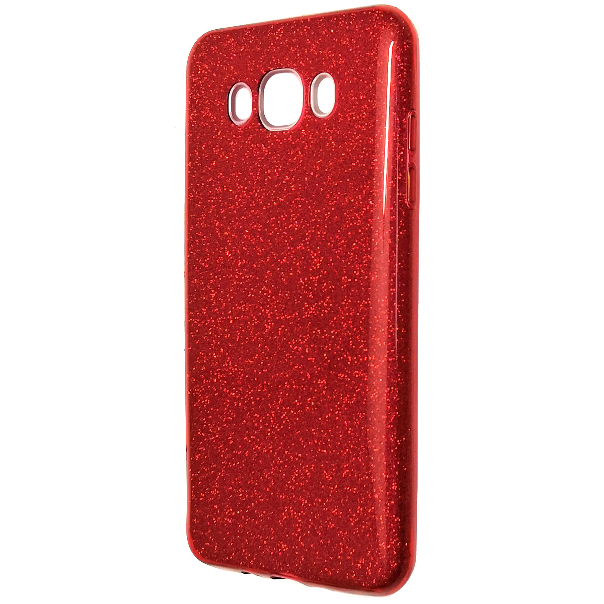 Чехол накладка Shine для SAMSUNG Galaxy J7 2016 (SM-J710), силикон, блестки, цвет красный Чехол накладка Shine для SAMSUNG Galaxy J7 2016 (SM-J710), силикон, блестки, цвет красный