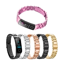 Ремешок для фитнес браслета (умных часов) HUAWEI Honor Band 4 / Honor Band 5, металлический, блочный, цвет золотистый. Ремешок для фитнес браслета (умных часов) HUAWEI Honor Band 4 / Honor Band 5, металлический, блочный, цвет золотистый.