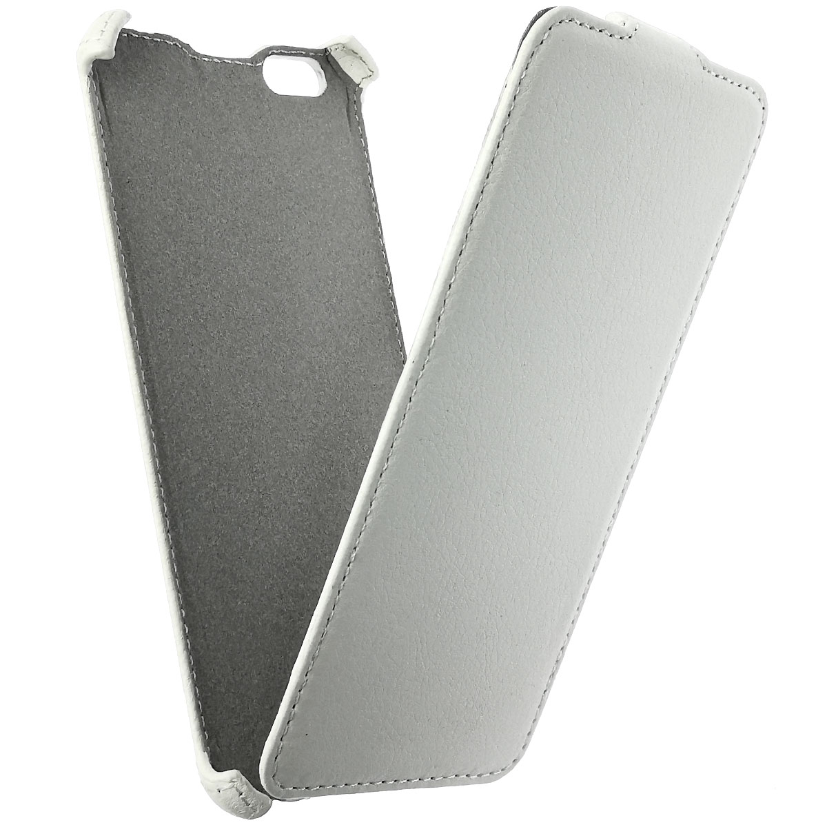 Чехол книжка Армор для APPLE iPhone 6 Plus, iPhone 6S Plus, экокожа, цвет белый