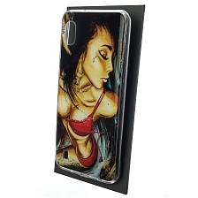 Чехол накладка для SAMSUNG Galaxy A10 (SM-A105), M10 (SM-M105), силикон, глянцевый, рисунок Девушка топлес Чехол накладка для SAMSUNG Galaxy A10 (SM-A105), M10 (SM-M105), силикон, глянцевый, рисунок Девушка топлес