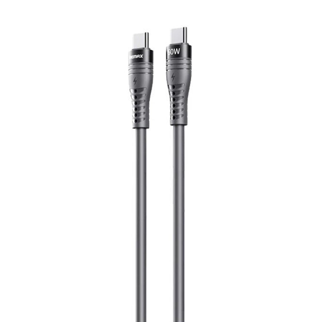 Кабель REMAX RC-C139 USB Type C на USB Type C, 60W, длина 1.2 метра, цвет серый