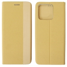 Чехол книжка MESH для XIAOMI Redmi 10C, XIAOMI POCO C40, текстиль, силикон, бархат, визитница, цвет золотистый Чехол книжка MESH для XIAOMI Redmi 10C, XIAOMI POCO C40, текстиль, силикон, бархат, визитница, цвет золотистый