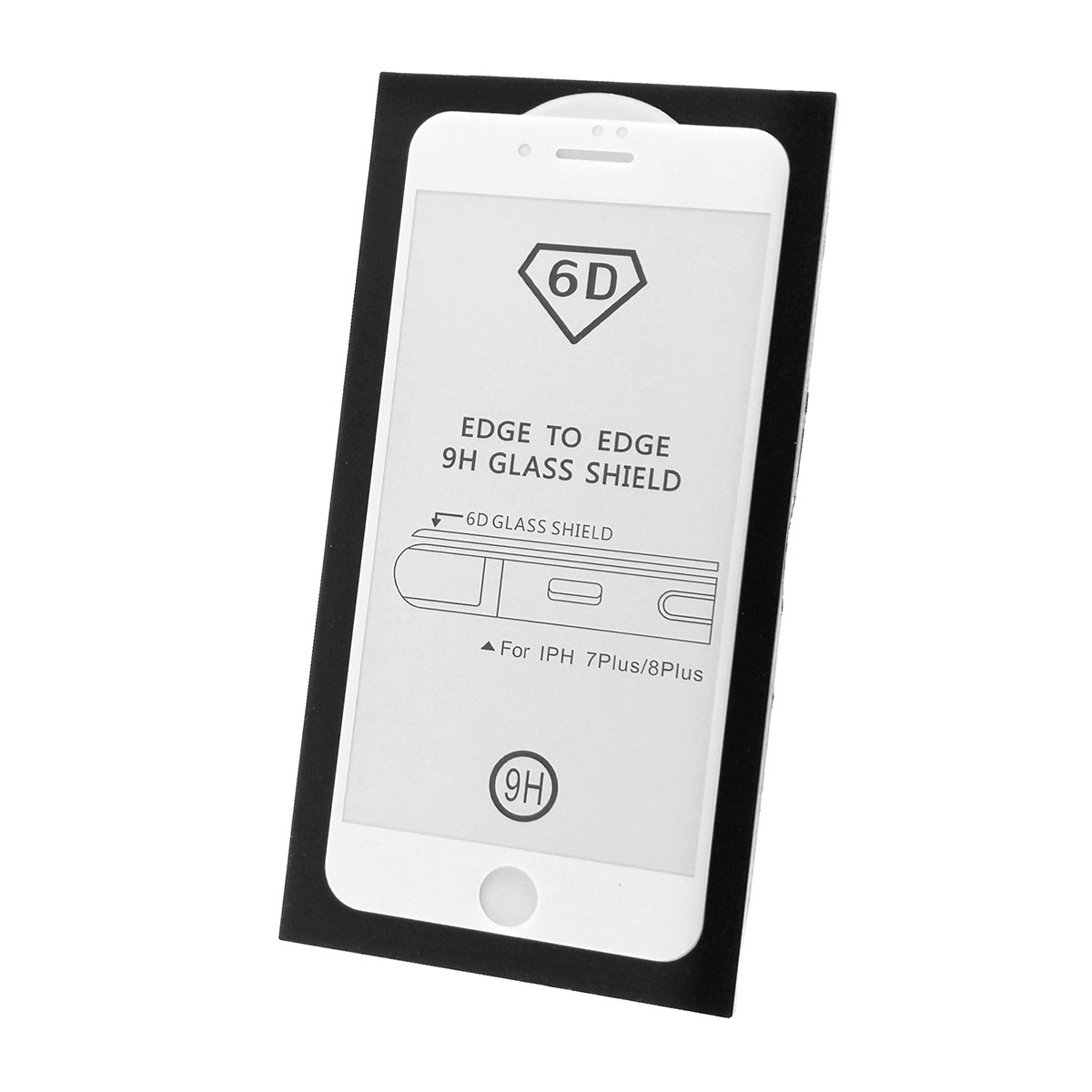 Защитное стекло 6D G-Rhino для APPLE iPhone 7 Plus, iPhone 8 Plus, цвет окантовки белый. Защитное стекло 6D G-Rhino для APPLE iPhone 7 Plus, iPhone 8 Plus, цвет окантовки белый.