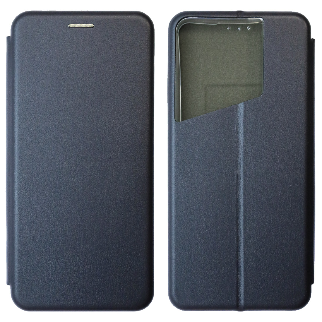 Чехол книжка STYLISH для TECNO POVA 5 4G, экокожа, визитница, цвет темно синий