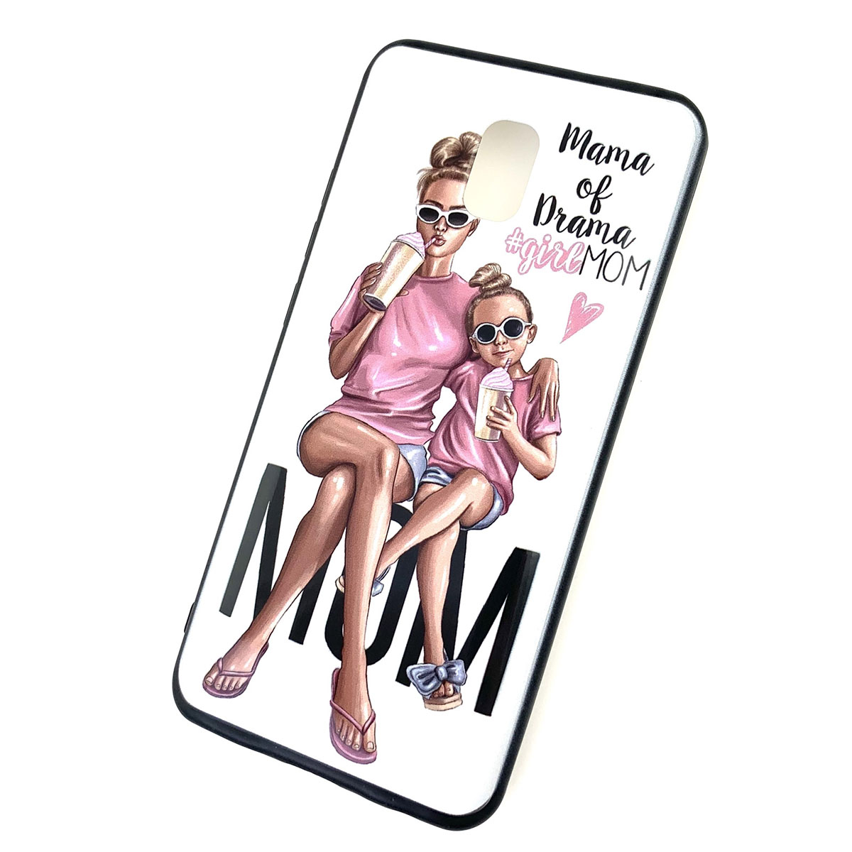 Чехол накладка для XIAOMI Redmi 8A, силикон, рисунок Mama of Drama.