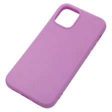 Чехол накладка для APPLE iPhone 12 mini (5.4"), силикон, цвет светло фиолетовый Чехол накладка для APPLE iPhone 12 mini (5.4"), силикон, цвет светло фиолетовый