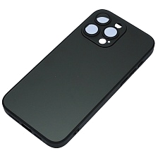 Чехол накладка AG Glass case для APPLE iPhone 15 Pro Max (6.7"), силикон, пластик, защита камеры, цвет графитовый Чехол накладка AG Glass case для APPLE iPhone 15 Pro Max (6.7"), силикон, пластик, защита камеры, цвет графитовый