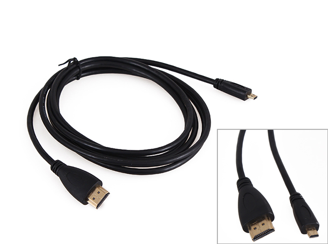 Кабель HDMI - microHDMI (1.8 м.) Oxion (OX-MHL2.0).