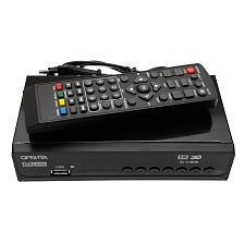 Цифровой эфирный приемник, ТВ приставка Орбита HD-911, DVB-T2, цвет черный