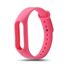 Ремешок на запястье, браслет для XIAOMI Mi Band 3, 4, силикон, цвет розовый Ремешок на запястье, браслет для XIAOMI Mi Band 3, 4, силикон, цвет розовый