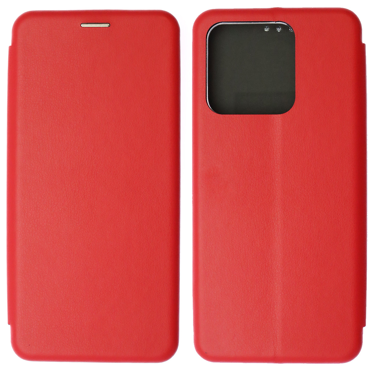 Чехол книжка STYLISH для XIAOMI Redmi 9C, Redmi 10A, экокожа, визитница, цвет красный