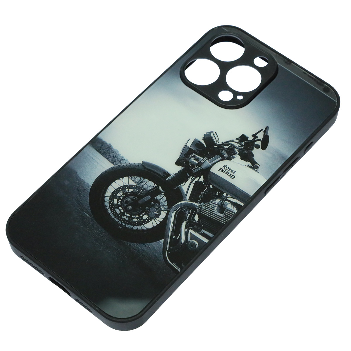 Чехол накладка для APPLE iPhone 15 Pro Max, силикон, пластик, рисунок Royal Enfield Чехол накладка для APPLE iPhone 15 Pro Max, силикон, пластик, рисунок Royal Enfield