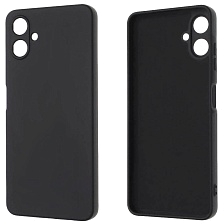 Чехол накладка NANO для SAMSUNG Galaxy A06, защита камеры, силикон, бархат, цвет черный Чехол накладка NANO для SAMSUNG Galaxy A06, защита камеры, силикон, бархат, цвет черный