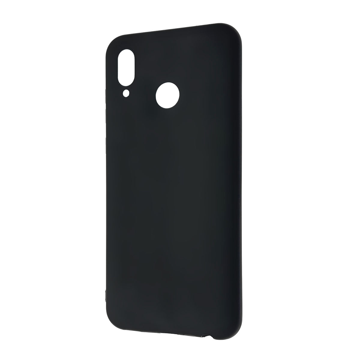 Чехол накладка для HUAWEI Honor PLAY, силикон, матовый, цвет черный.