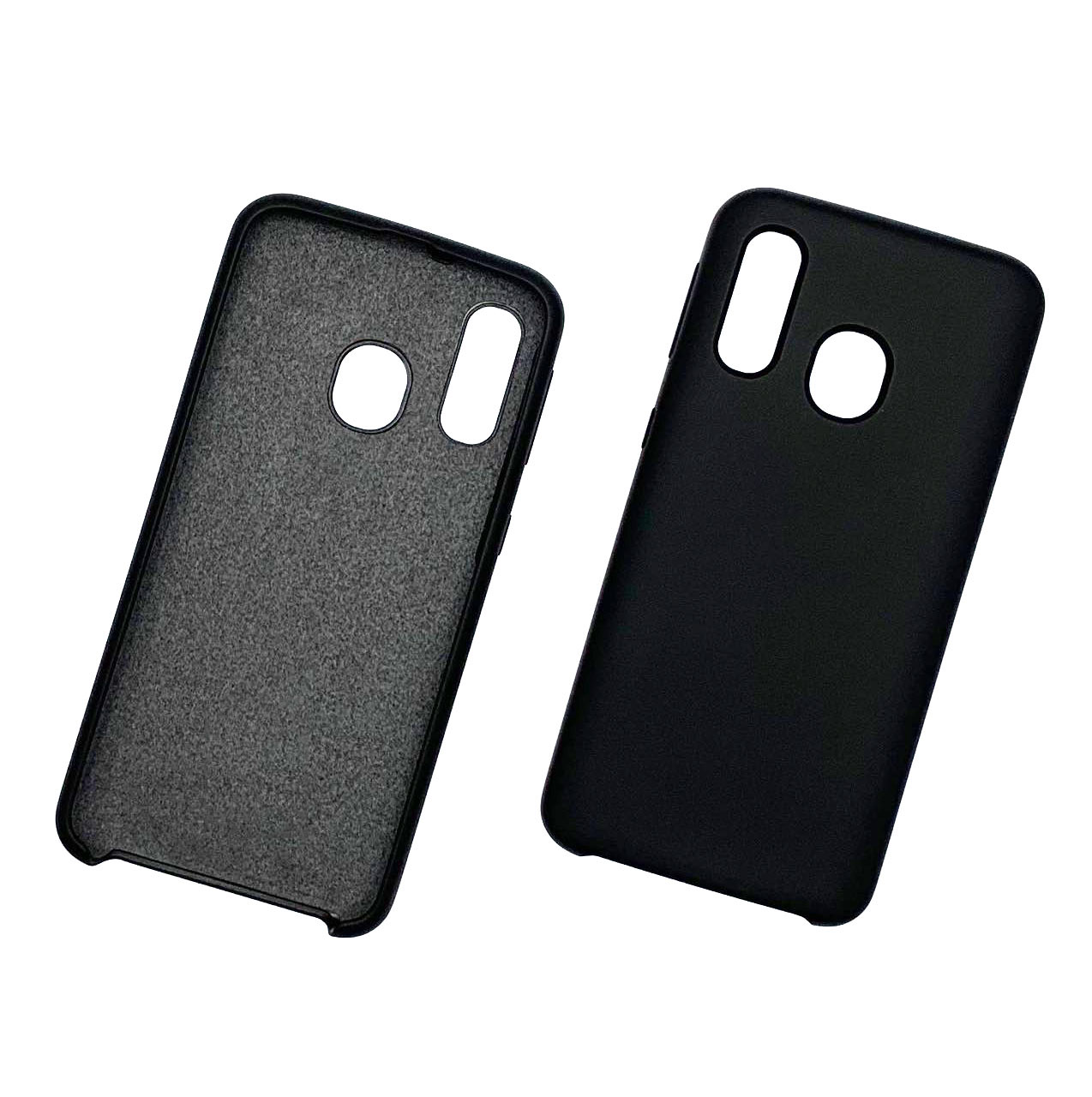 Чехол накладка Silicon Cover для SAMSUNG Galaxy A40 (SM-A405), силикон, бархат, цвет черный. Чехол накладка Silicon Cover для SAMSUNG Galaxy A40 (SM-A405), силикон, бархат, цвет черный.