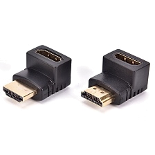 Переходник угловой HDMI F - M (90 градусов) Ultra UC12-20099P, цвет черный