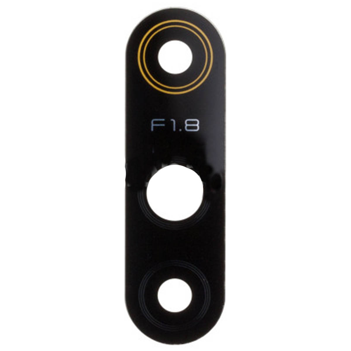 Стекло основной камеры для Realme C3, цвет черный