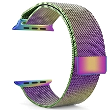 Ремешок для APPLE Watch, сетчатый, миланская петля Milano Loop, 42, 44, 45 mm, цвет хамелеон Ремешок для APPLE Watch, сетчатый, миланская петля Milano Loop, 42, 44, 45 mm, цвет хамелеон