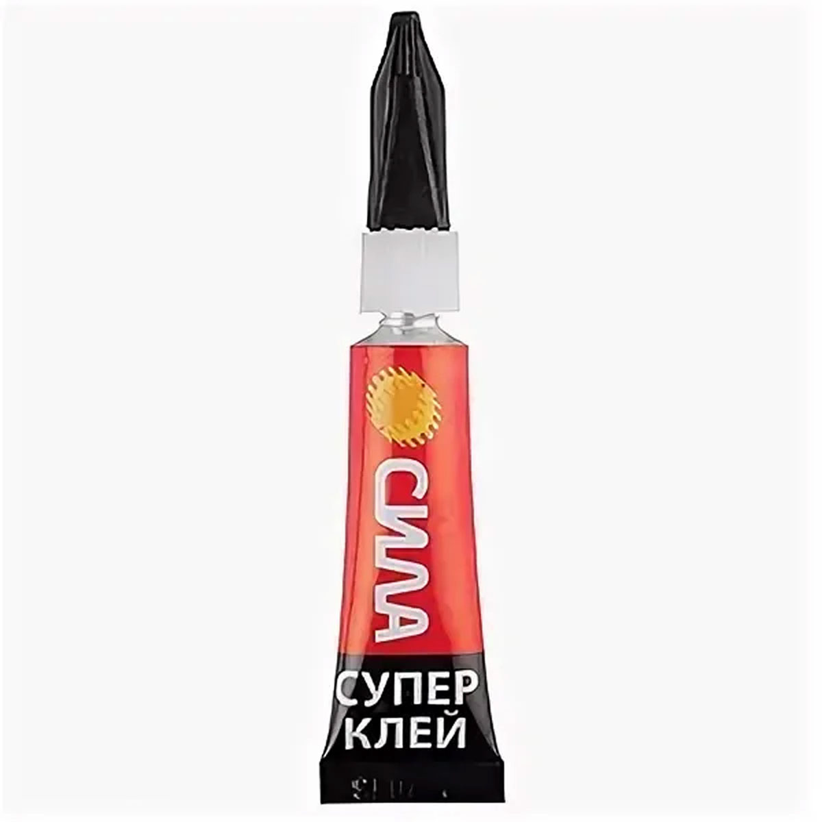 Клей СИЛА Супер-клей универсальный, 3г, отрывной, в блистере 12 штук, прозрачный.