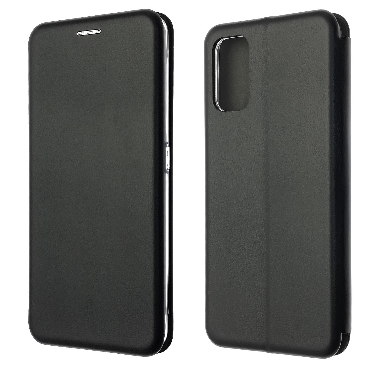 Чехол книжка STYLISH для Realme 7 Pro, экокожа, визитница, цвет черный