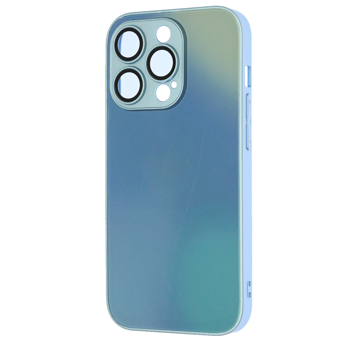 Чехол накладка с поддержкой MagSafe для APPLE iPhone 14 Pro (6.1"), силикон, стекло, защита камеры, цвет серо голубой Чехол накладка с поддержкой MagSafe для APPLE iPhone 14 Pro (6.1"), силикон, стекло, защита камеры, цвет серо голубой