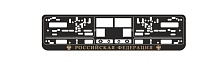 Рамка под номерной знак книжка,рельеф (Российская Федерация, золото)AVS RN-10. Рамка под номерной знак книжка,рельеф (Российская Федерация, золото)AVS RN-10.