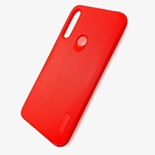 Чехол накладка Cherry для HUAWEI P Smart Z, Honor 9X, Oppo F11 Pro, силикон, полоски, цвет красный. Чехол накладка Cherry для HUAWEI P Smart Z, Honor 9X, Oppo F11 Pro, силикон, полоски, цвет красный.