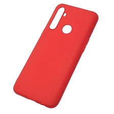 Чехол накладка SOFT TOUCH для Realme C3, силикон, матовый, цвет красный Чехол накладка SOFT TOUCH для Realme C3, силикон, матовый, цвет красный