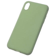 Чехол накладка SOFT TOUCH для APPLE iPhone XR, силикон, матовый, цвет фисташковый