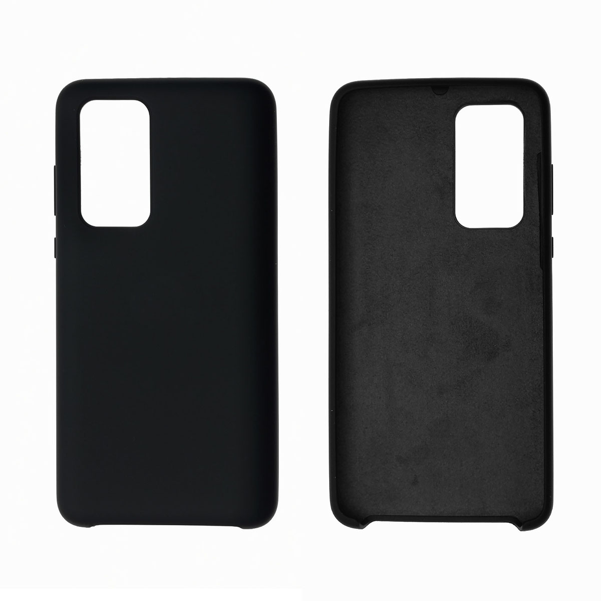 Чехол накладка Silicon Cover для HUAWEI P40 (ANA-NX9), силикон, бархат, цвет черный. Чехол накладка Silicon Cover для HUAWEI P40 (ANA-NX9), силикон, бархат, цвет черный.