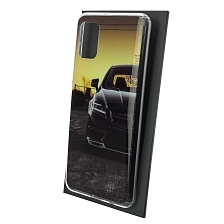 Чехол накладка Vinil для SAMSUNG Galaxy A31 (SM-A315), силикон, рисунок Мерседес AMG