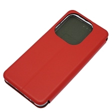 Чехол книжка STYLISH для INFINIX HOT 40i, SMART 8, SMART 8 Plus, экокожа, визитница, цвет красный