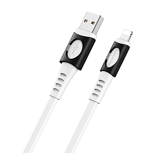 Кабель BOROFONE BX35 Carib Lightning 8 pin, 2.4A, длина 1 метр, цвет белый Кабель BOROFONE BX35 Carib Lightning 8 pin, 2.4A, длина 1 метр, цвет белый
