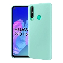 Чехол накладка GPS для HUAWEI Honor 9C, P40 Lite E, Y7P, силикон, матовый, цвет бирюзовый Чехол накладка GPS для HUAWEI Honor 9C, P40 Lite E, Y7P, силикон, матовый, цвет бирюзовый