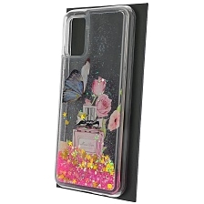 Чехол накладка для SAMSUNG Galaxy A02S (SM-A025F), силикон, переливашка, рисунок Духи Miss