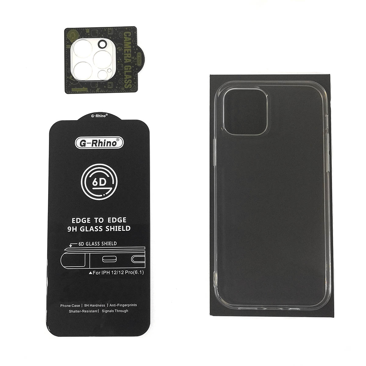 Комплект 3 в 1 G-Rhino для APPLE iPhone 12 Pro (6.1")
