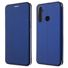 Чехол книжка STYLISH для Realme C3, экокожа, визитница, цвет синий Чехол книжка STYLISH для Realme C3, экокожа, визитница, цвет синий